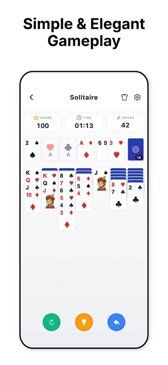 Solitaire - Klondike Cards+ screenshot 2